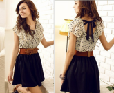 Vestido Vintage Bolinhas com Cinto