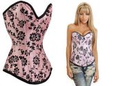 Corset Overbust Rosa Floral