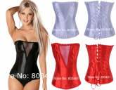 Corset Overbust com Tranparência