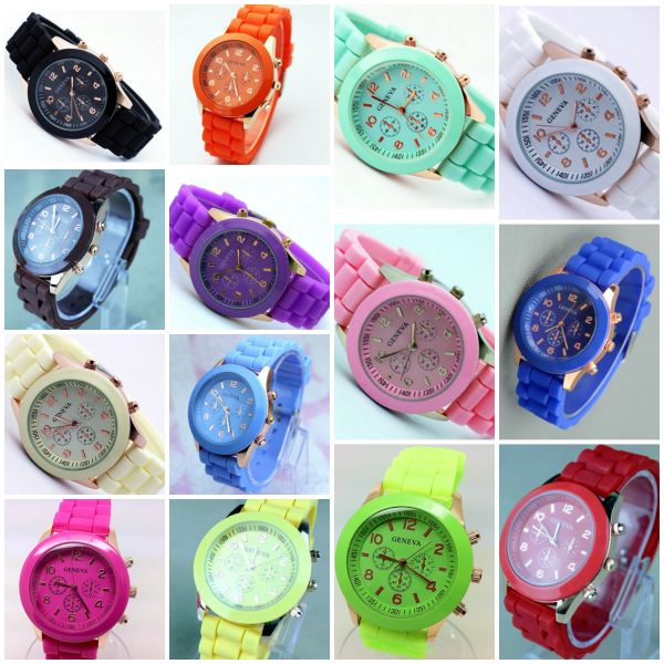 Relógio em Silicone Diversas Cores
