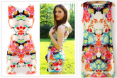 Vestido Vintage Florido