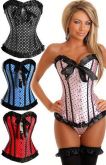 Corset Overbust Poá